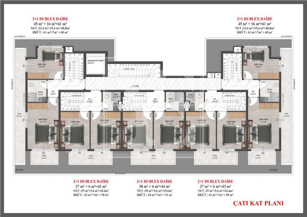 Als Finanzinvestition gehaltene Immobilie 2+1 in der wunderschönen Gegend von Avsallar