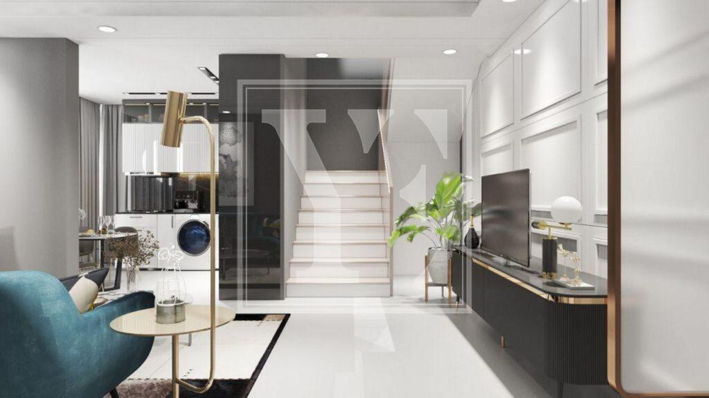 Красивий і сучасний дуплекс на даху 3+1 в елітному проекті в Аланії