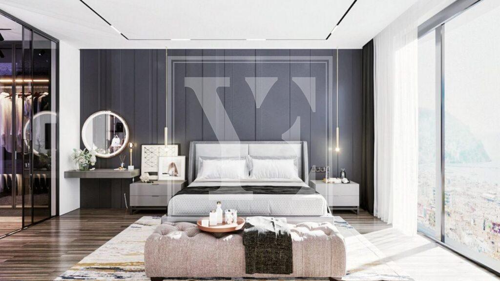 Красивий і сучасний дуплекс на даху 3+1 в елітному проекті в Аланії