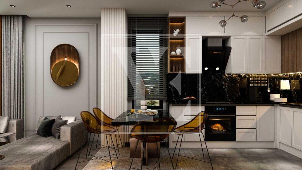 Красивый дуплекс 2+1 в красивом районе Демирташа