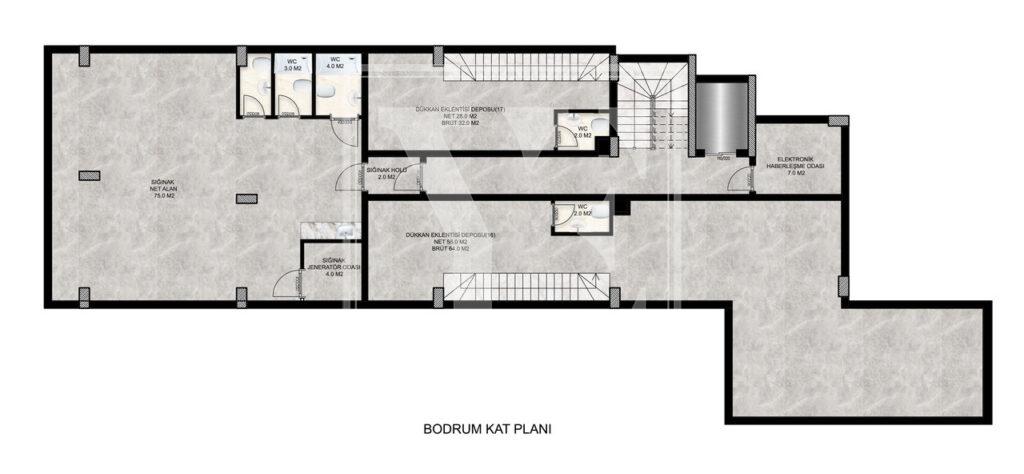 Нова гарна квартира 1+1 в районі Демірташ