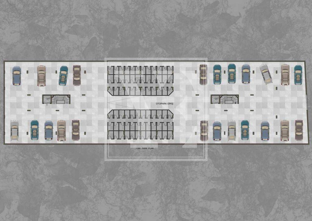 باغ دوبلکس 2+1 در پروژه شگفت انگیز با چشم اندازی عالی از کارگیجک (فروخته شد)