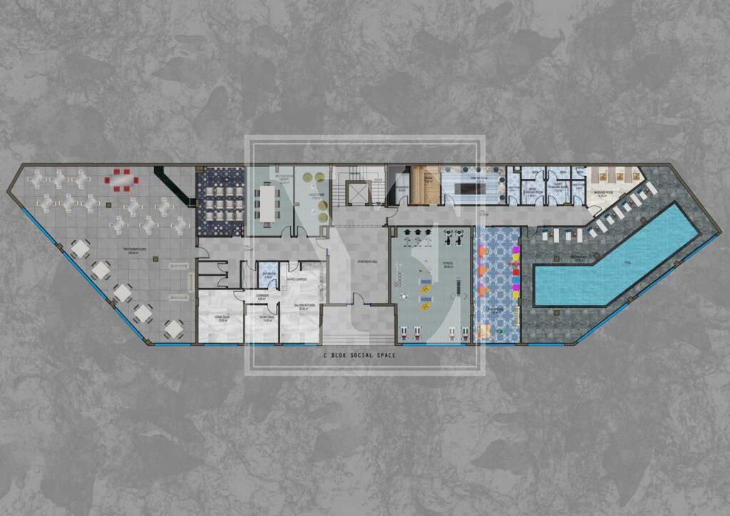 باغ دوبلکس 2+1 در پروژه شگفت انگیز با چشم اندازی عالی از کارگیجک (فروخته شد)