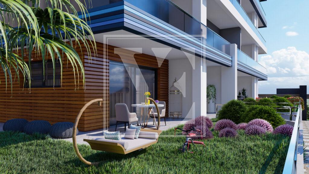 Гарний дуплекс на даху 3+1 для життя в красивому районі Каргиджака