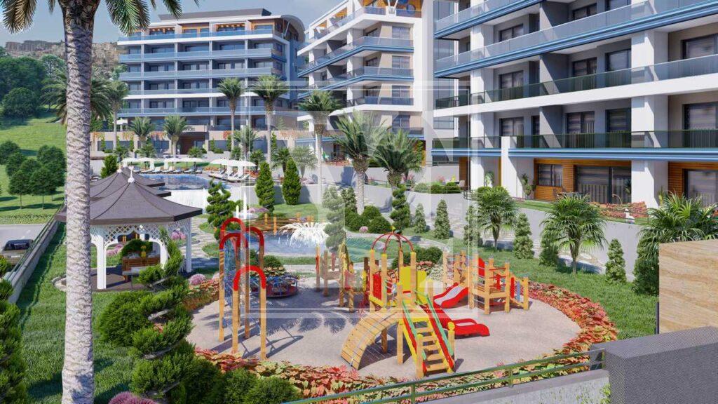 باغ دوبلکس 2+1 در پروژه شگفت انگیز با چشم اندازی عالی از کارگیجک (فروخته شد)