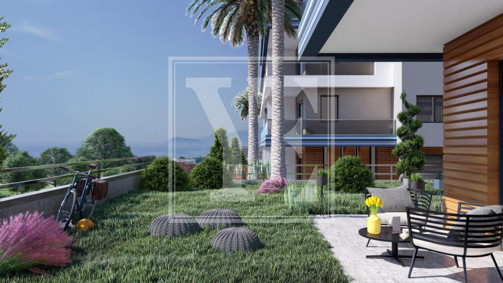 Гарний дуплекс на даху 3+1 для життя в красивому районі Каргиджака