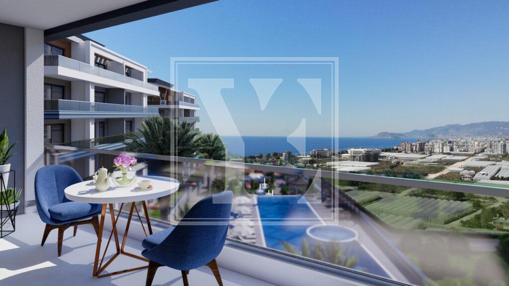 Гарний садовий дуплекс 3+1 для проживання в красивому районі Каргиджака