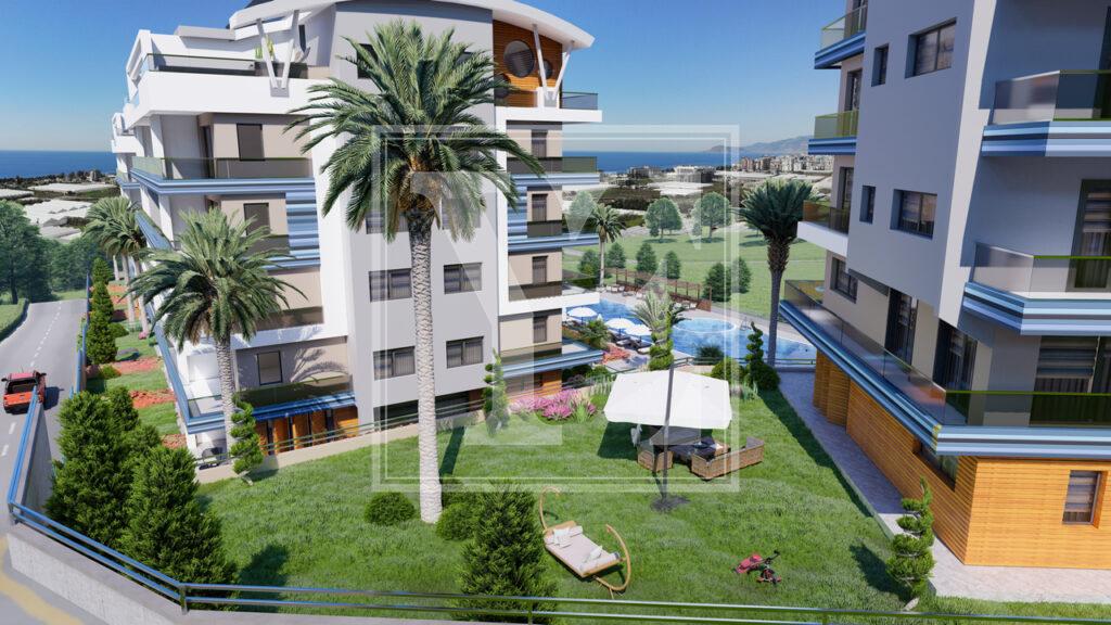 Гарний дуплекс на даху 4+1 для проживання в красивому районі Каргиджака