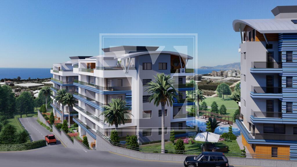 Гарний дуплекс на даху 4+1 для проживання в красивому районі Каргиджака