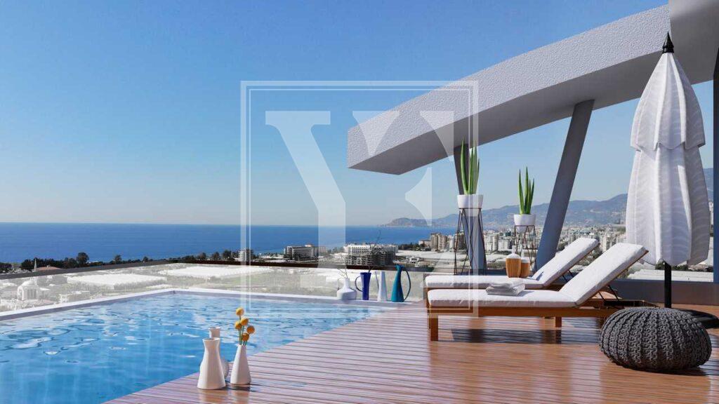 باغ دوبلکس 2+1 در پروژه شگفت انگیز با چشم اندازی عالی از کارگیجک (فروخته شد)