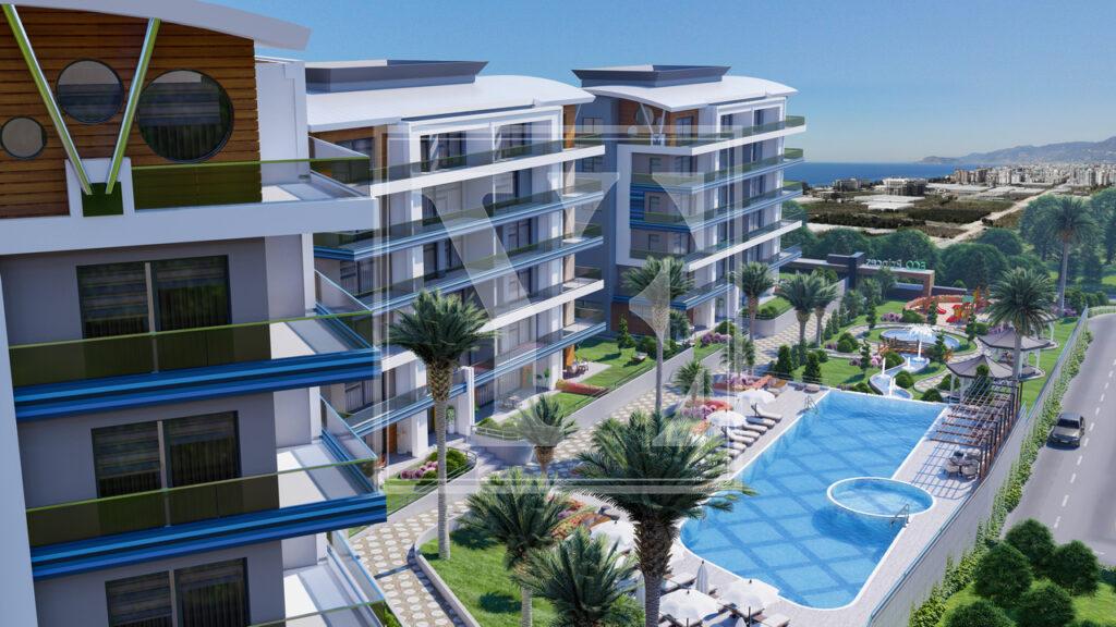 Гарний дуплекс на даху 3+1 для життя в красивому районі Каргиджака