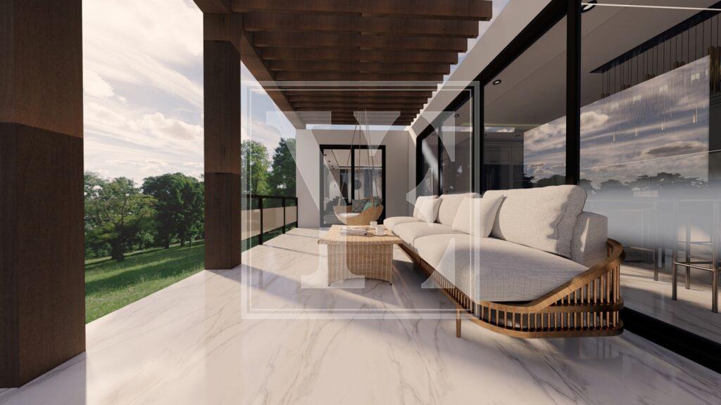 Дворівнева вілла в красивому районі Бекташ