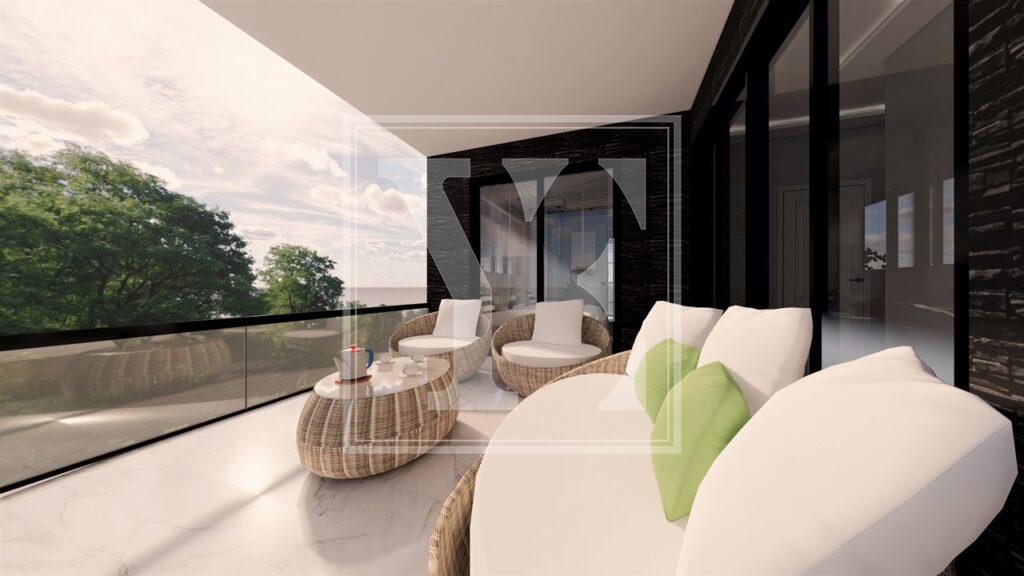 Дворівнева вілла в красивому районі Бекташ