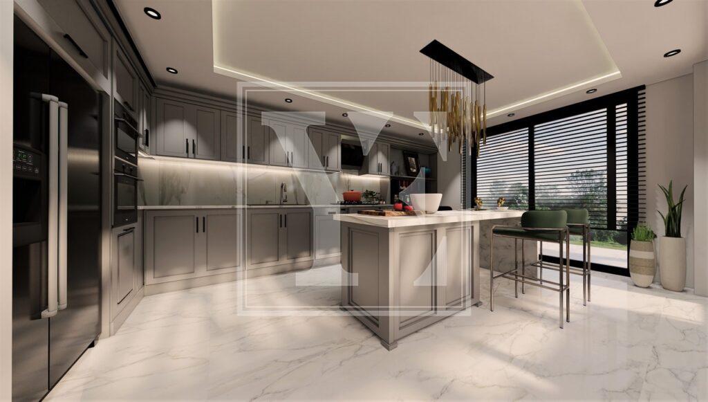 Дворівнева вілла в красивому районі Бекташ