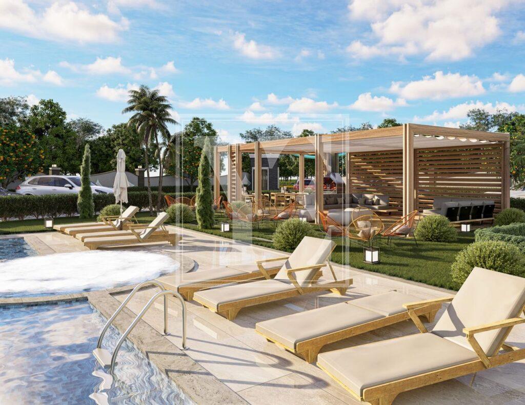 آپارتمان شگفت انگیز 2+1 برای زندگی در مجتمع زیبا در منطقه محمودلار