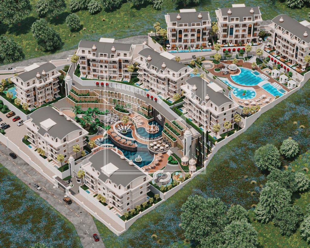 Neue Dach-Maisonette 4+1 zur Investition in der schönen Gegend in Turkler