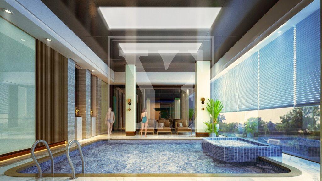 Красивий і сучасний дуплекс на даху 3+1 в елітному проекті в Аланії