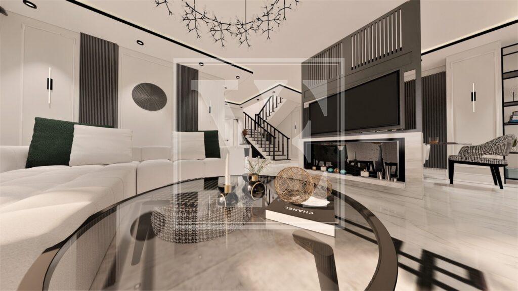 Дворівнева вілла в красивому районі Бекташ