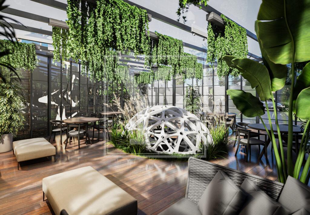 Neue Wohnung 1+1 in der erstaunlichen Anlage in der Gegend von Demirtas