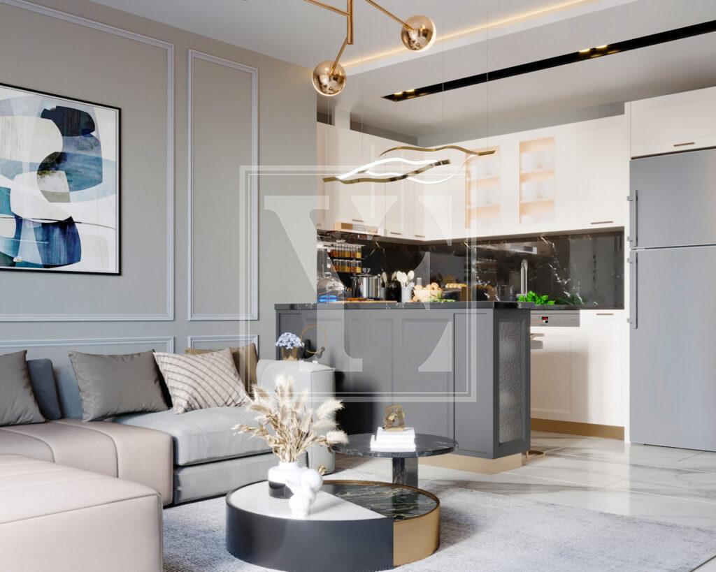 Neue Dach-Maisonette 4+1 zur Investition in der schönen Gegend in Turkler