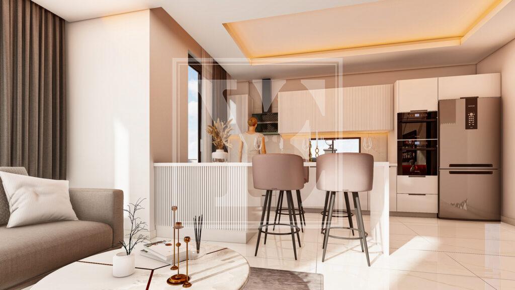 ویلای شیک و دنج 3+1 در منطقه نیکا در پایالار