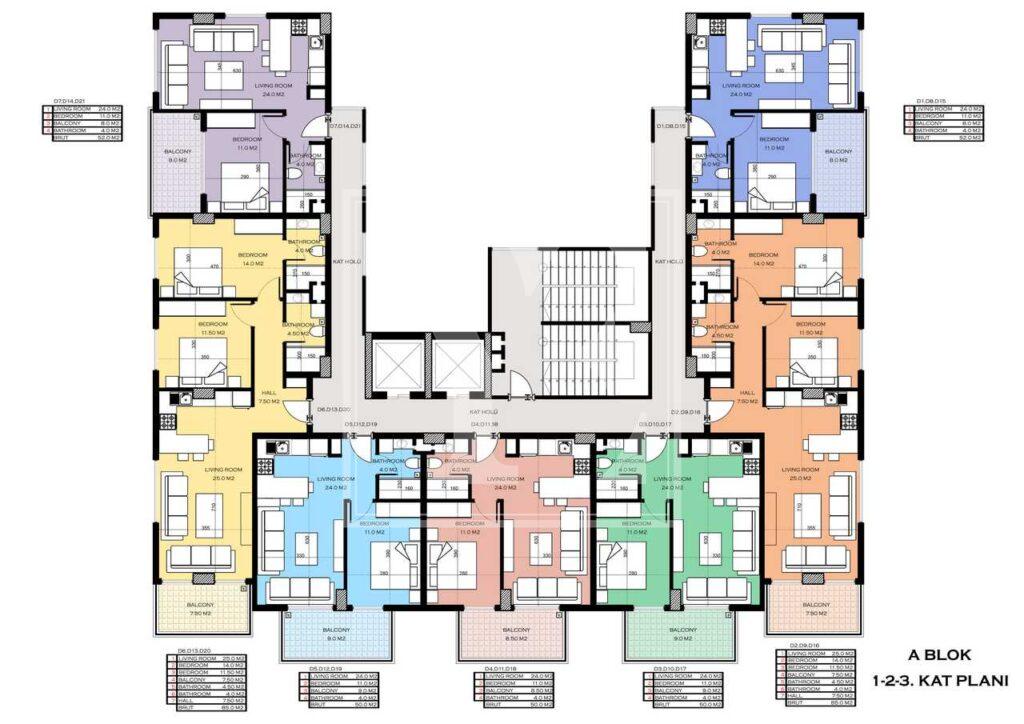 یک بام دوبلکس زیبا 2+1 در منطقه عالی کارگیجک