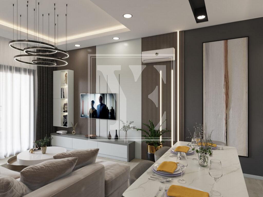 آپارتمان زیبا و دنج 2+1 برای سرمایه گذاری در محمودلار