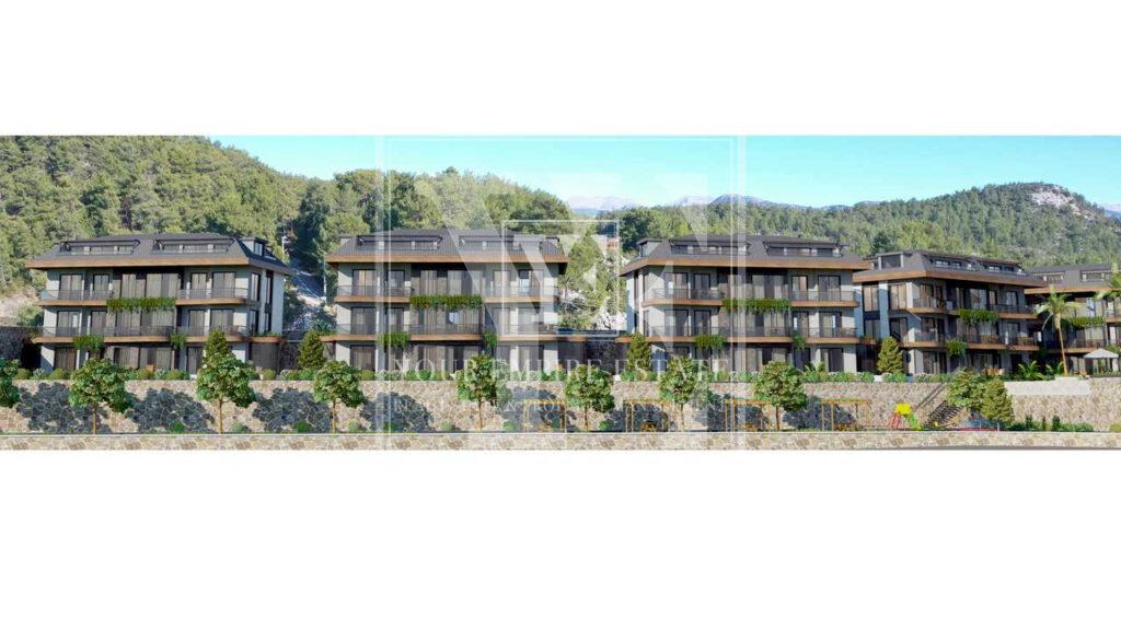 Moderne Maisonette-Wohnung 3+1 im herrlichen Bektaş