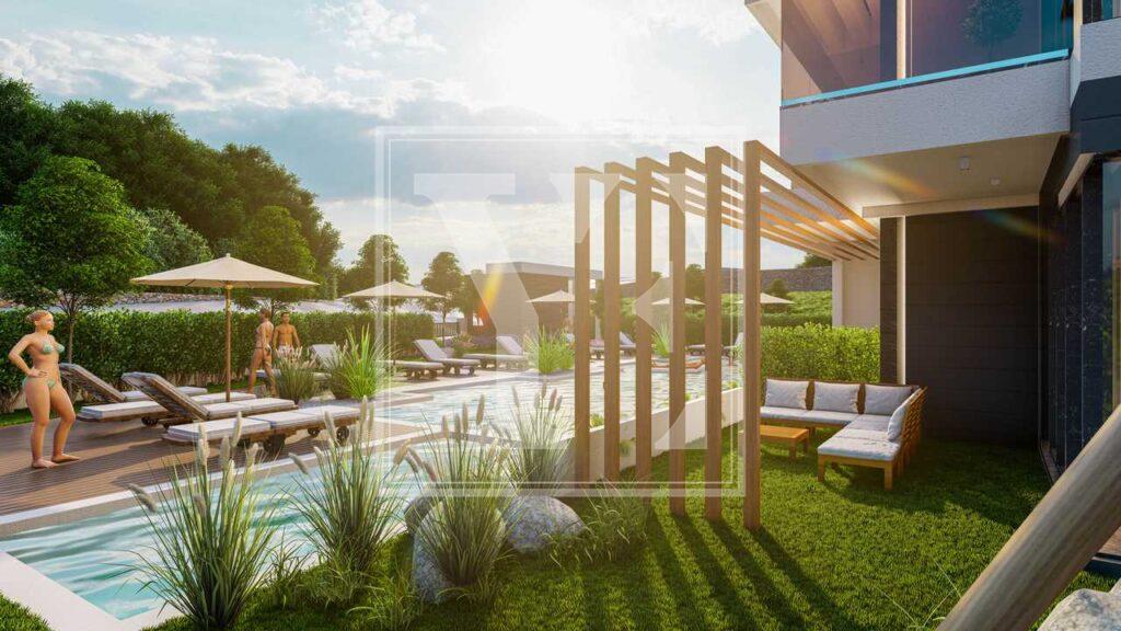 Красивый дуплекс 2+1 в красивом районе Демирташа