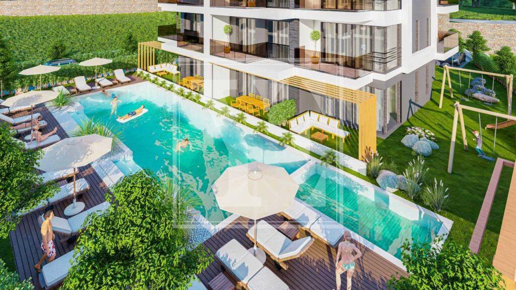 Красивый дуплекс 2+1 в красивом районе Демирташа