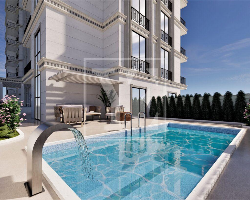 Красивый садовый дуплекс 2+1 для инвестиций в красивом районе Авсаллара.