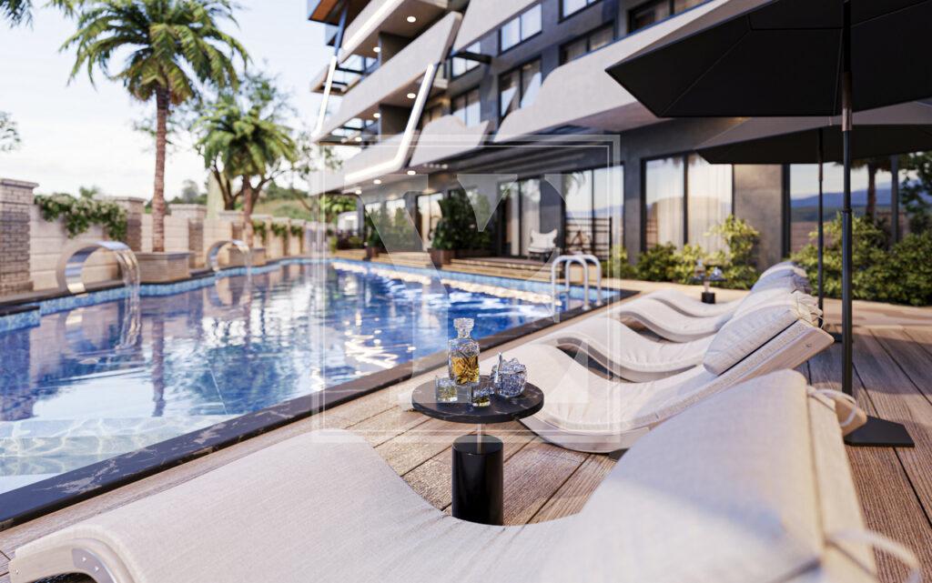 Schöne Garten-Maisonette 2+1 mit schöner Lage in Cikcilli, Alanya