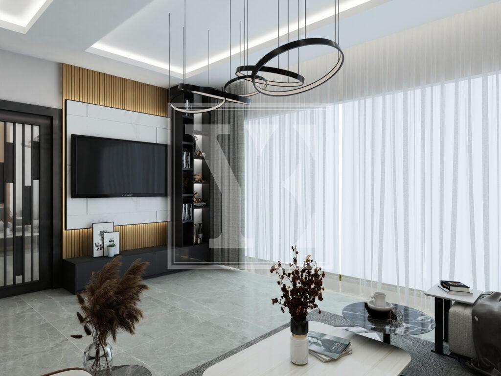 آپارتمان فوق العاده 2+1 در مرکز آلانیا