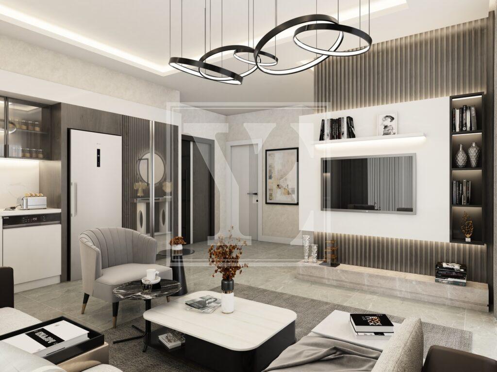 Cozy apartment 1+1 for investment in the beautiful area in Kargicak