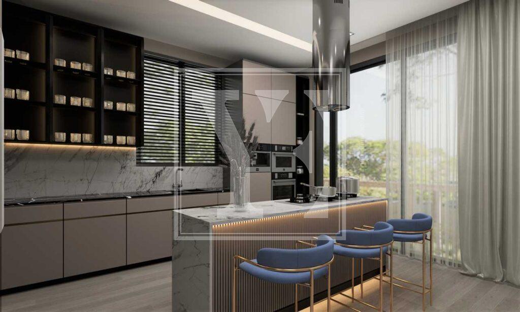 ویلای شیک 4+1 تریبلکس با چشم انداز شگفت انگیز در آلانیا