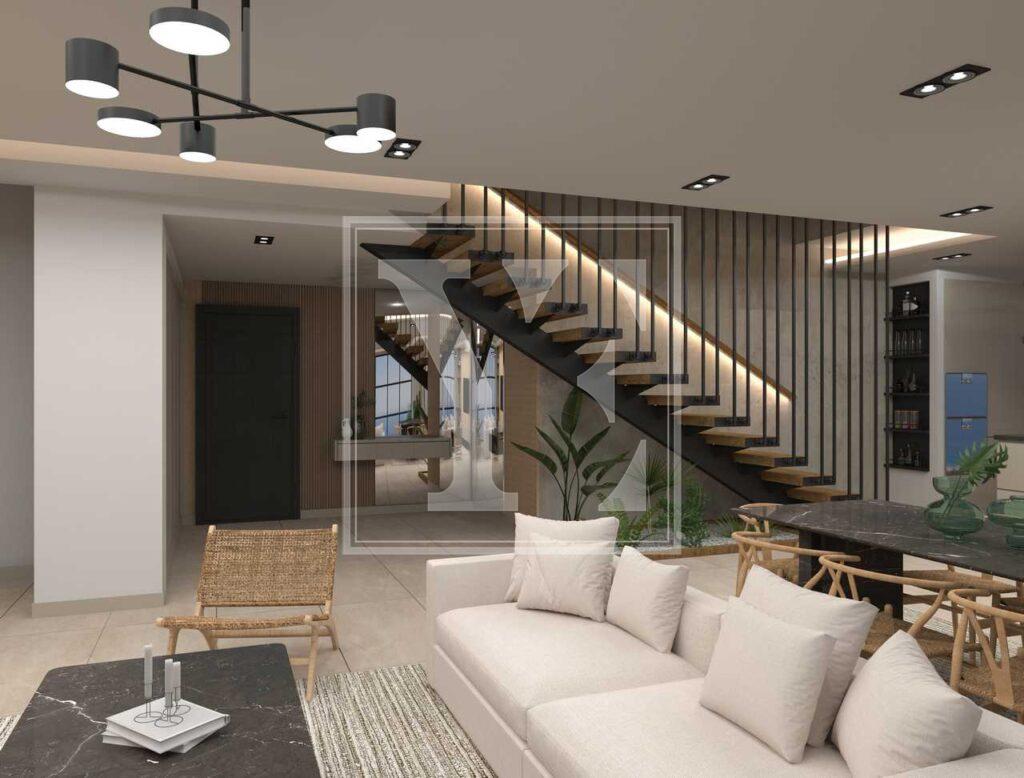 باغ دوبلکس 2+1 در پروژه شگفت انگیز با چشم اندازی عالی از کارگیجک (فروخته شد)