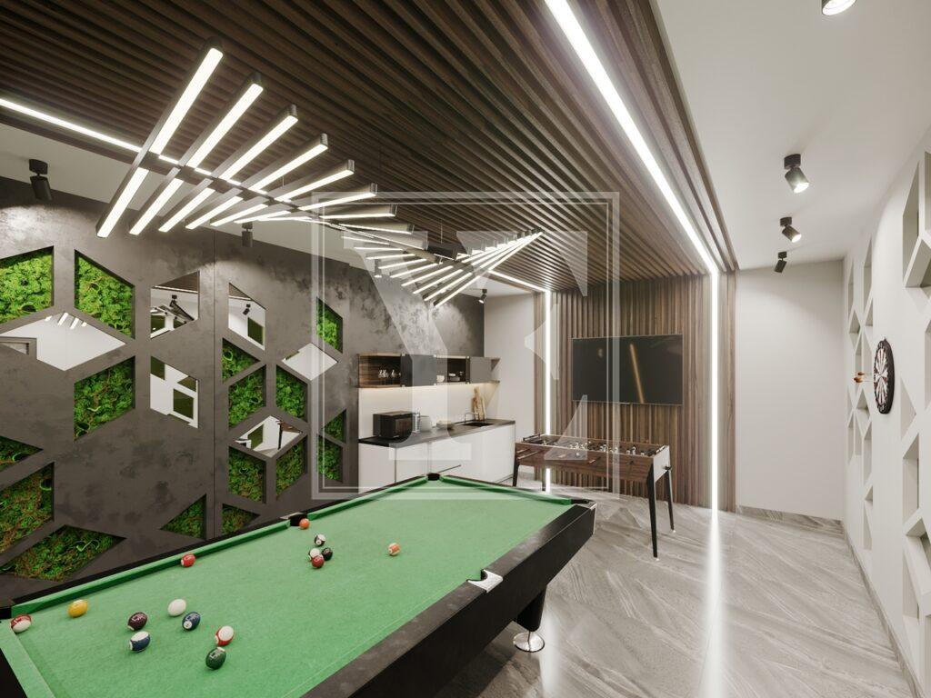 Neue Wohnung 1+1 in der erstaunlichen Anlage in der Gegend von Demirtas