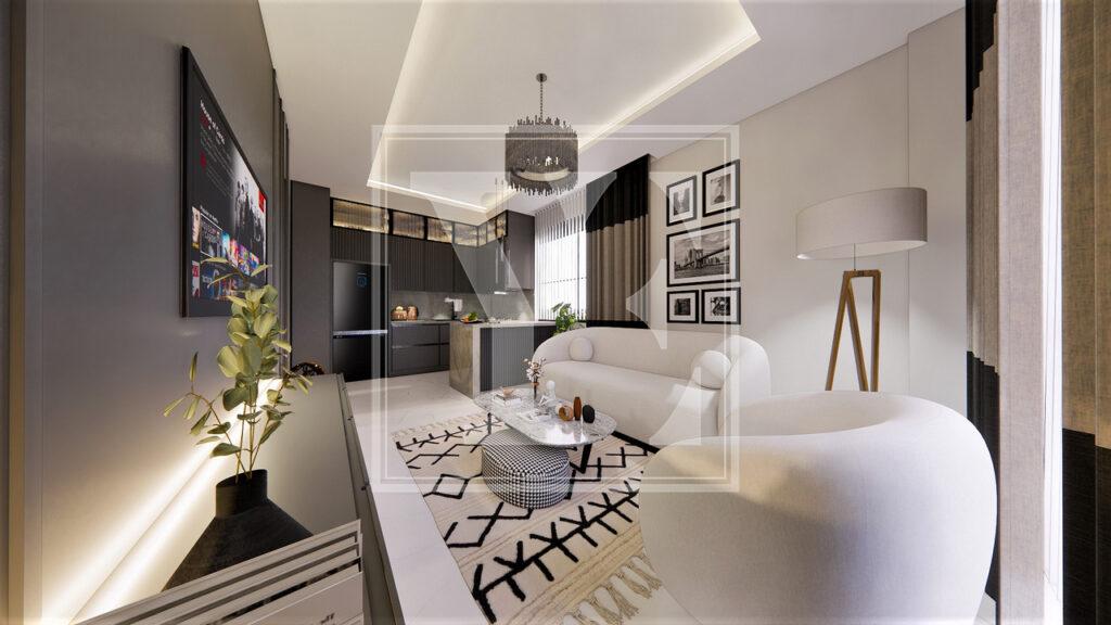 1+1 cozy apartment in Gazipaşa for Sale