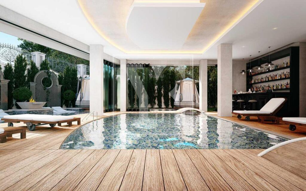 1+1 Elegant Apartment in the Center of Alanya