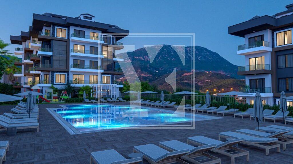 Отличная квартира-дуплекс 2+1 в новом проекте в Каргыджаке.