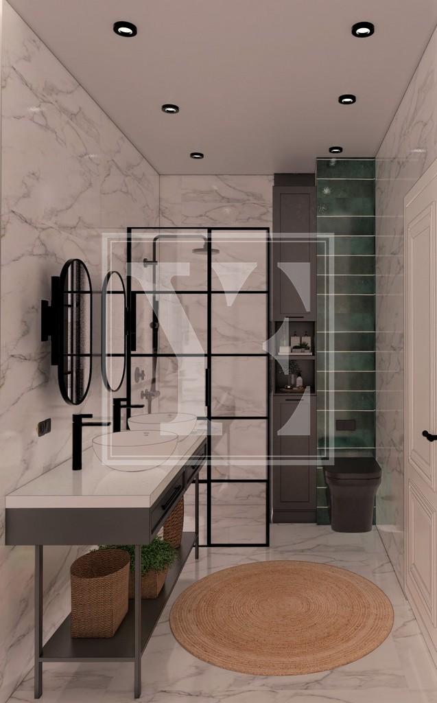 Дворівнева вілла в красивому районі Бекташ