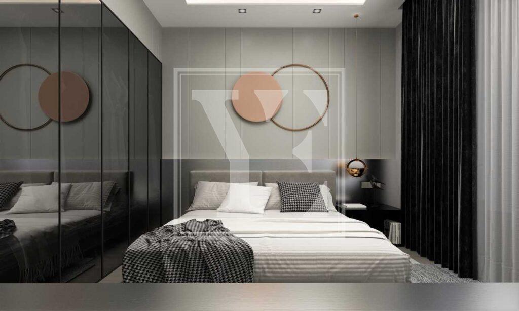 ویلای شیک 4+1 تریبلکس با چشم انداز شگفت انگیز در آلانیا