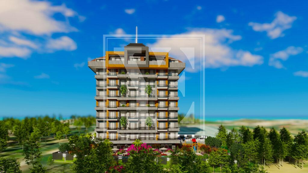 Красивая двухкомнатная квартира в АвсаллареКрасивая двухкомнатная квартира в Авсалларе