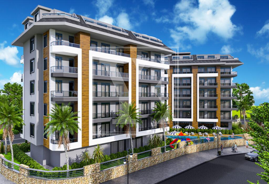 Отличная двухкомнатная квартира в Тосмуре.