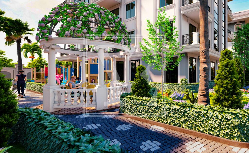 آپارتمان دو اتاقه زیبا در اوبا