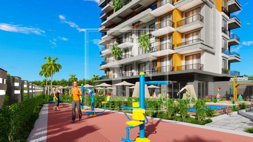 Красивая двухкомнатная квартира в АвсаллареКрасивая двухкомнатная квартира в Авсалларе