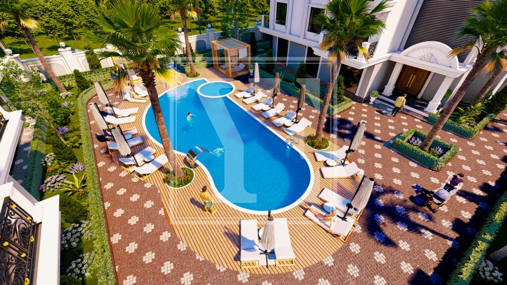 آپارتمان دو اتاقه زیبا در اوبا