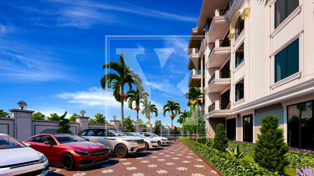 آپارتمان دو اتاقه زیبا در اوبا