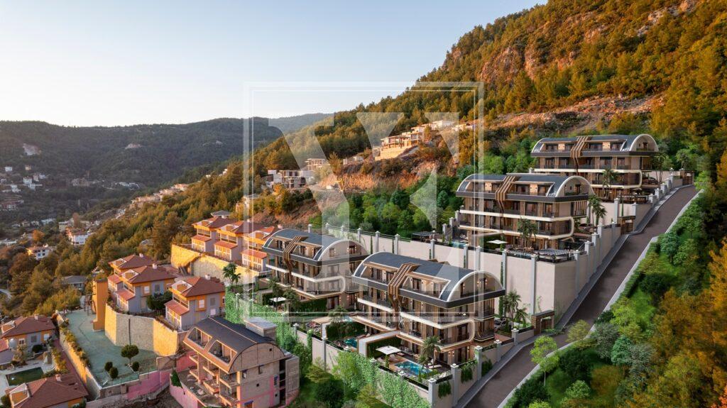 Luxury 4+1 sea view villa in Tepe