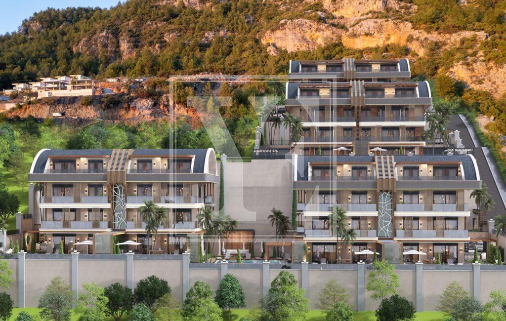 Luxury 4+1 sea view villa in Tepe